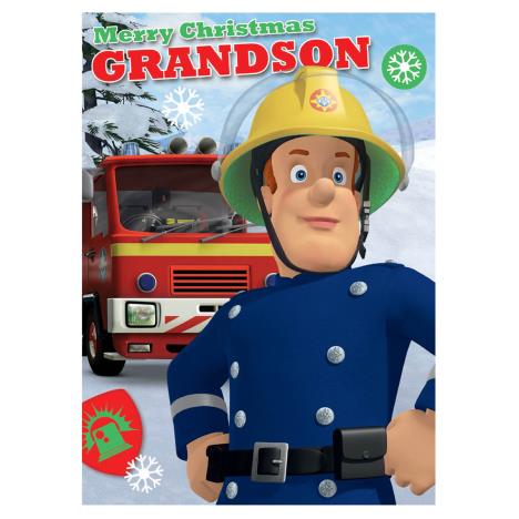 Fireman Sam Grandson Christmas Card £1.65